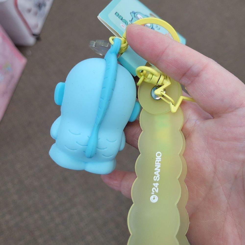 Brand New Sanrio Hangyodon Squishy Keychain - Picture 3 of 9